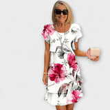 Lillian - Robe Élégante Florale