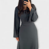 Jocelyn - Robe en tricot élégante avec détail à la taille