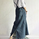 Demi™ - Robe Salopette en Denim Décontractée