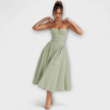 Rosalie - Robe corset sans manches raffinée