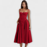 Rosalie - Robe corset sans manches raffinée