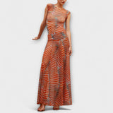 Phoenix - Body en maille à vagues scintillantes