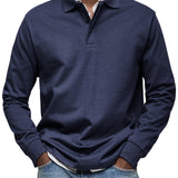 Sebastian | Long-Sleeve Luxury Polo