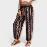 Scarlett - Pantalon avec motif ethnique