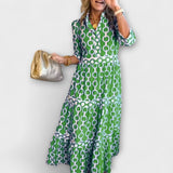 Juliette - Robe midi avec motif de chaînes