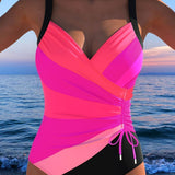Zaya | Maillot de bain enveloppant luxueux avec imprimé coloré