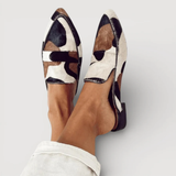 Corinne | Mocassin à motif animal abstrait