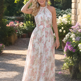 Guinevere | Robe midi fluide à motif floral