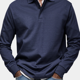 Sebastian | Long-Sleeve Luxury Polo