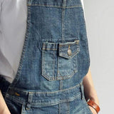 Demi™ - Robe Salopette en Denim Décontractée