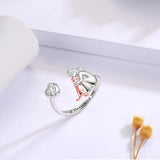 Ring with Dog Icon (Rose Edition)