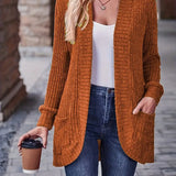 Neva™ - Cardigan en maille côtelée élégant avec manches longues