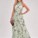 Guinevere | Robe midi fluide à motif floral
