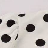 Marguerite™ | Robe pois élégante confortable intemporelle