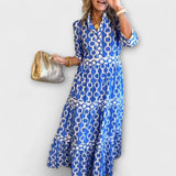 Juliette - Robe midi avec motif de chaînes