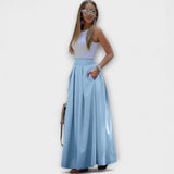 Tzafira – Jupe maxi élégante taille haute