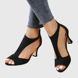 Florence | Escarpins peep-toe rosé poudré