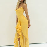 FLAVIA Ruffle Maxi Dress