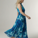 Sylin | Robe Midi à Encolure Halter