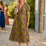 Virel | Robe midi à fleurs décontractée