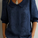 Aurélie™ — Blouse légère avec design floral pour une élégance naturelle