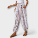 Scarlett - Pantalon avec motif ethnique