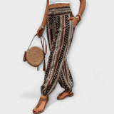 Scarlett - Pantalon avec motif ethnique