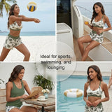 Maren | Ensemble de Tankini-Bikini & Couverture en Trois Pièces