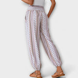Scarlett - Pantalon avec motif ethnique