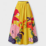 Ysolda - Jupe maxi à taille haute avec imprimé floral