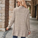 Neva™ - Cardigan en maille côtelée élégant avec manches longues