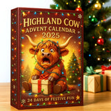 Highland Cow Advent Calendar 2025 – 24 Festive Miniatures 🐮🎄