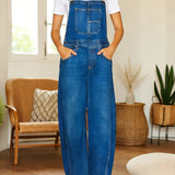 Nora | Salopette en denim avec poches