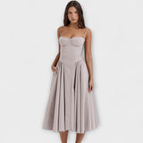 Rosalie - Robe corset sans manches raffinée
