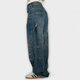 Fable - Jeans en Denim Brillant au Style Balloon Carpenter