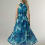 Sylin | Robe Midi à Encolure Halter