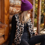 ASTRID | The leopard knit vest