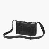 Black Woven Crossbody Bag
