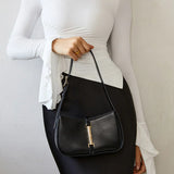 Golden Wist Lock Shoulder Bag