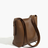 Soft-Buckle Piping Bucket Bag