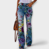 Nina - Pantalon avec fleurs