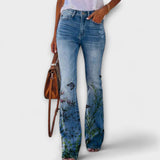 Nina - Pantalon avec fleurs