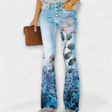 Nina - Pantalon avec fleurs