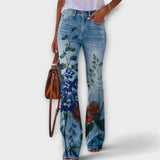 Nina - Pantalon avec fleurs