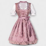 Miren - Robe de fête de printemps décorée de fleurs avec dentelle pour femmes