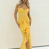 FLAVIA Ruffle Maxi Dress