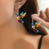 Hummingbird | Elegant Colorful Necklace