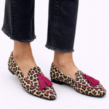 Rihanna - Mocassins à motif léopard