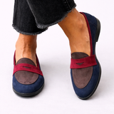 Sylvie - Mocassin Élégant Bicolore