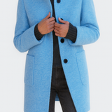 Isabelle | Sleek Wool-Blend Tailored Coat